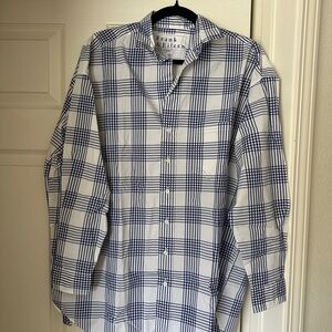 NEW Frank & Eileen Shirley Oversized Plaid Button-Up Shirt